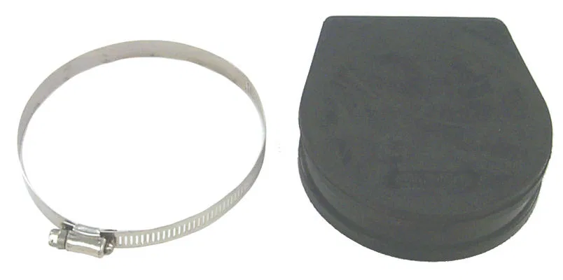 18-4457 – SIERRAMARINE Marine Exhaust Water Shutters, External Flapper 4 Inch EPDM With Stainless Steel Clamp